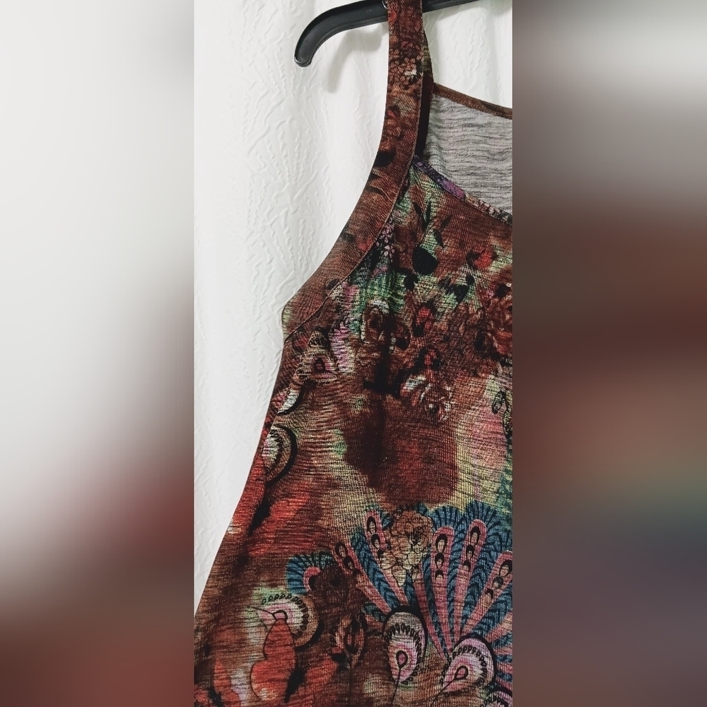 EUC TRACY PORTER Floral Sleeveless Top - Multicolor Size 8-10 - Picture 3 of 9
